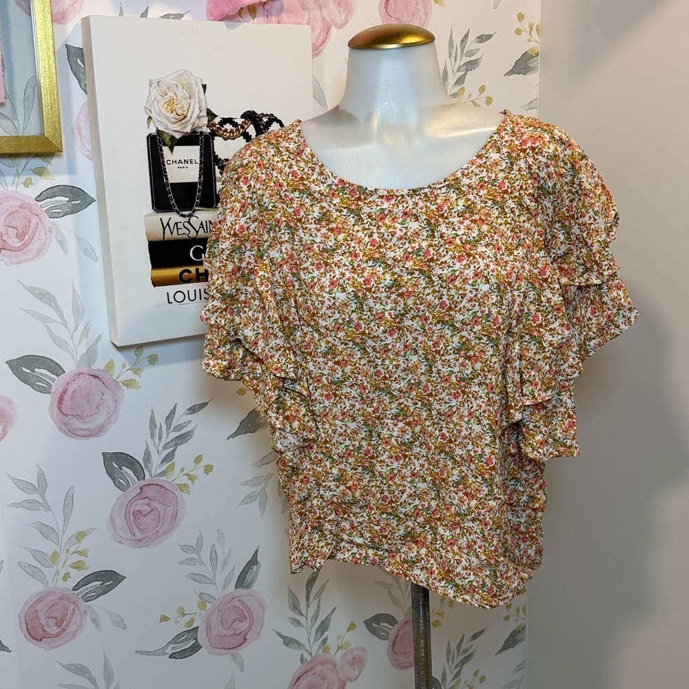 Rachel Roy Floral Shirt NWT
